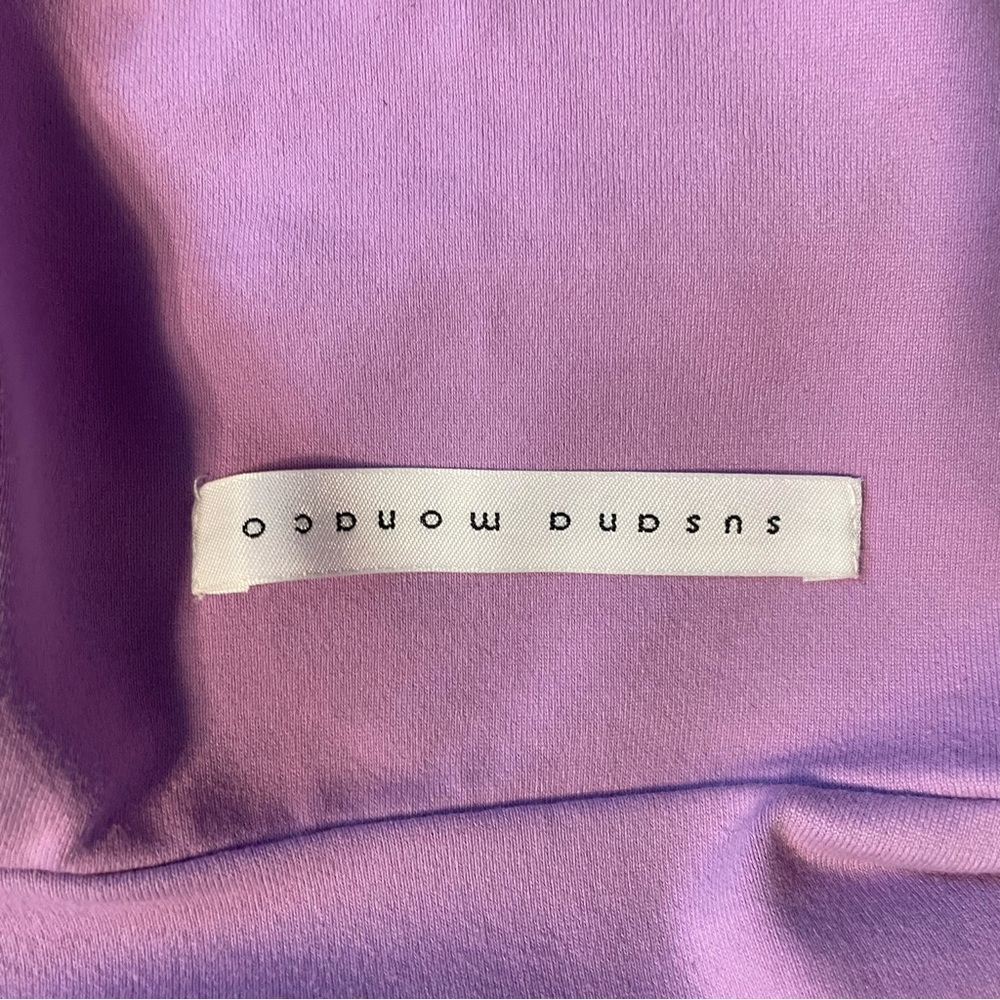 Susana Monaco Purple Tank Top Built In Bra Size Medium - Picture 2 of 11